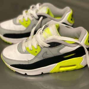 Youth Nike Air Max 90 “Volt” Shoes Size 13c